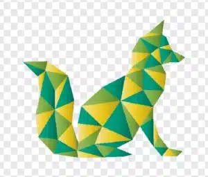 geometric fox illustrations