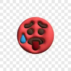 hot 3d emoji