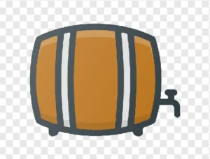illustration beer barrel drink