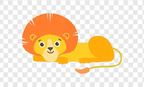 lion ilustration png free