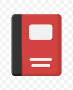 red notebook icon