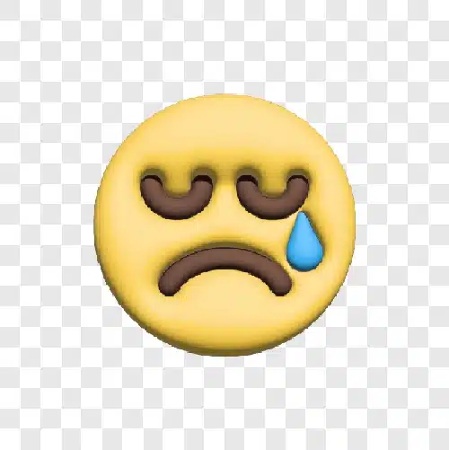 sad 3d emoji