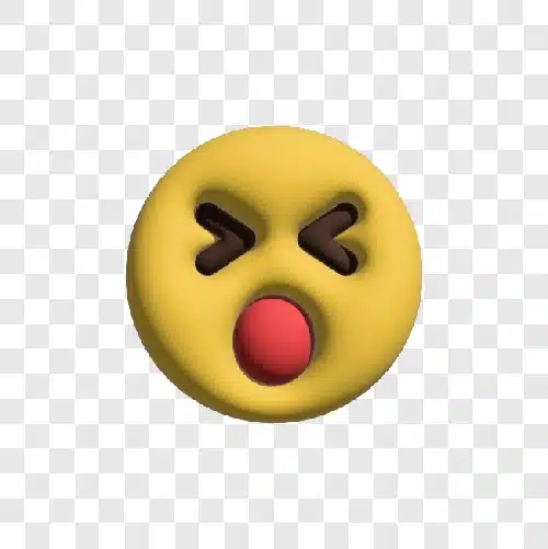 scared 3d emoji