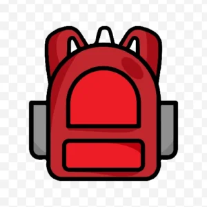 school bag illustration