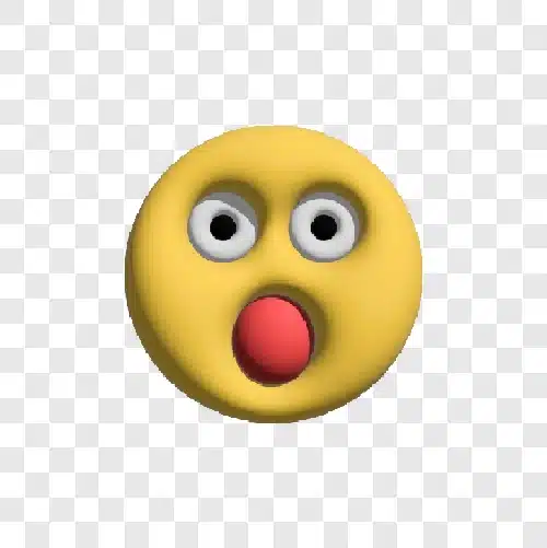 shock o 3d emoji