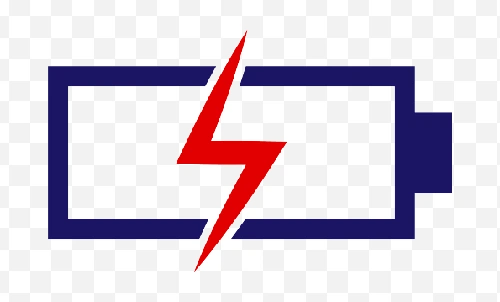 simple icon battery in charge