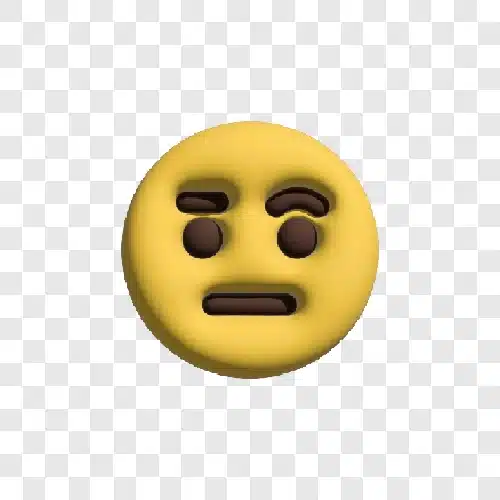 skeptic 3d emoji