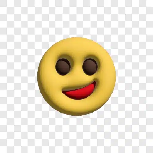 smirk 3d emoji