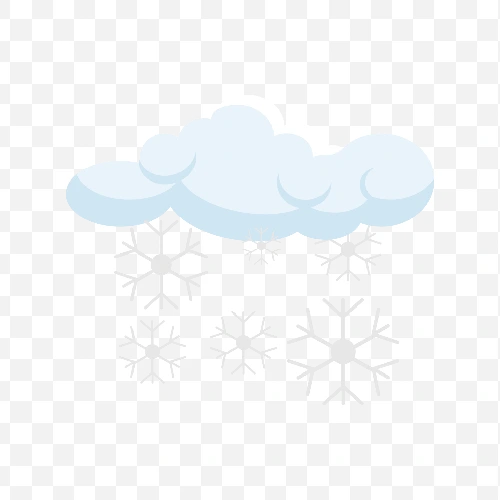 snowy weather illustration png