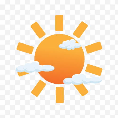 sunny weather illustration