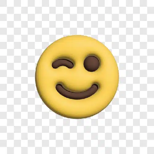 wink 3d emoji