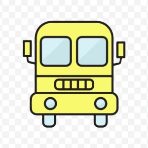 yellow bus icon