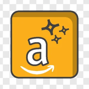 amazon wishlist square line icon