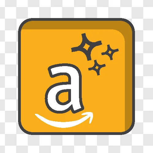 amazon wishlist square line icon