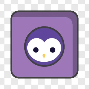 blab square line icon