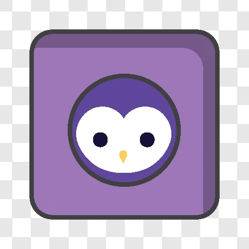blab square line icon