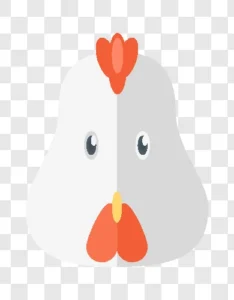 chicken illustration icon