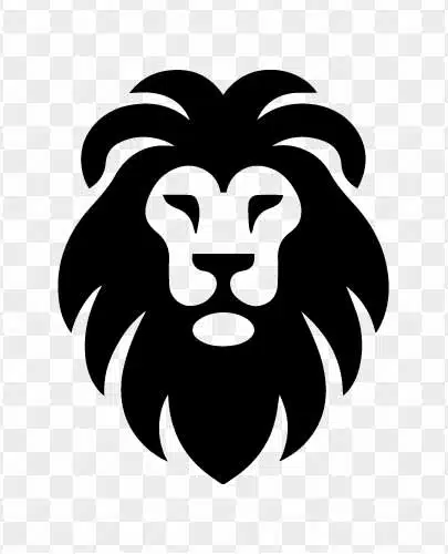 clean lion design