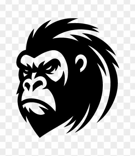 gorilla emblem design