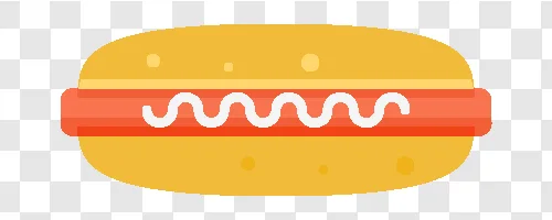 hotdog illustration icon