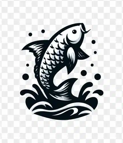 japanese koi fish graphic