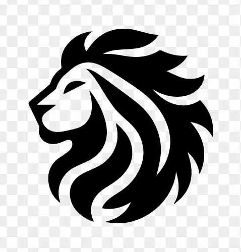 lion head art