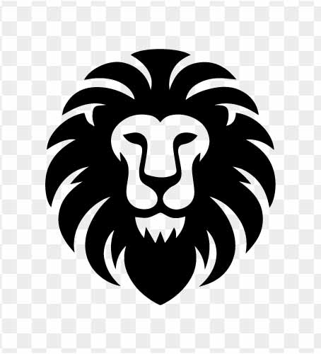 lion head vector