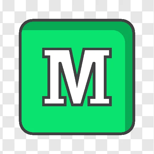 medium square line icon