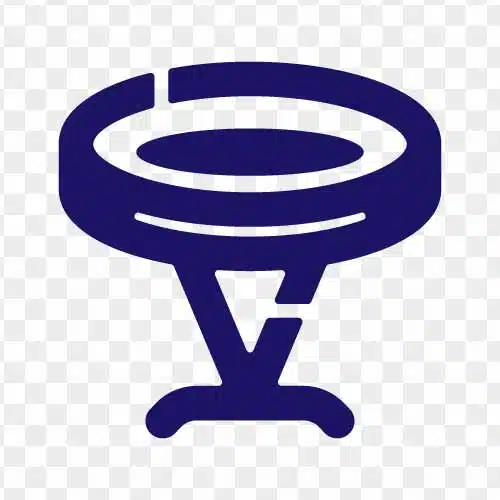 round table flat icon