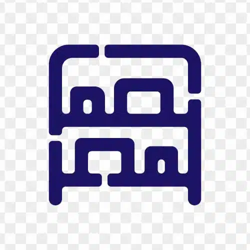 shelving rack flat icon