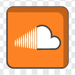 soundcloud square line icon