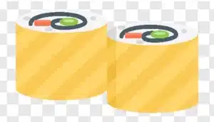 sushi roll illustration icon
