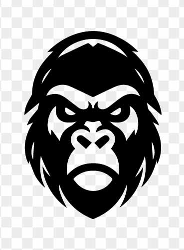 tribal gorilla face