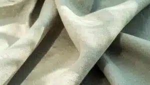 close up of neutral color linen fabric texture
