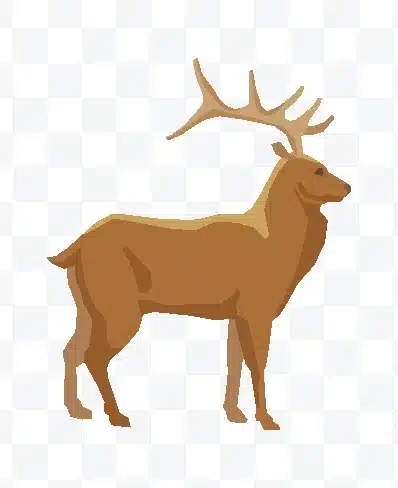 deer vector clipart free download