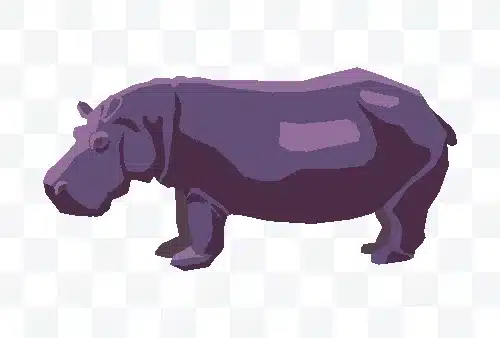hippopotamus vector clipart free download