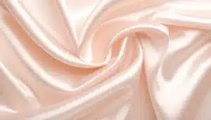 light wrinkled satin fabric texture