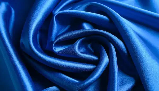 Smooth Blue Silk Cloth Texture