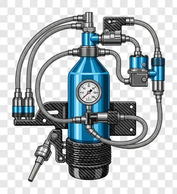 automotive nitrous oxide system for performance enhancement