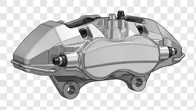 automotive silver brake caliper edited edited