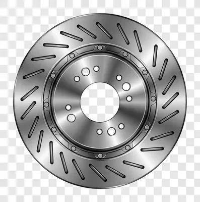 automotive performance brake rotor with drilled and slotted design edited edited