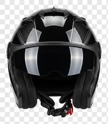 black motorcycle helmet with silver accents