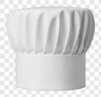 chefs hat isolated on white background