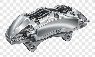chrome brake caliper for high performance vehicles