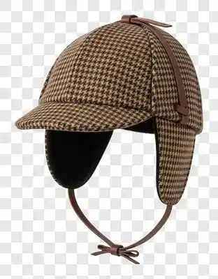 classic sherlock holmes deerstalker hat with ear flaps edited edited