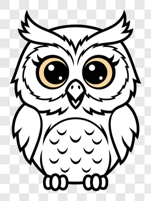 cute cartoon owl illustration for childrens books and designs
