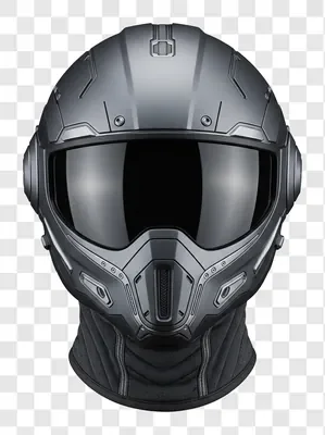 futuristic motorcycle helmet with integrated visor and mask