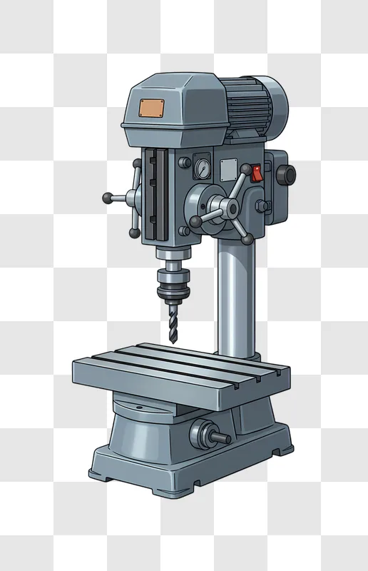 industrial drill press machine for metalworking and woodworking edited