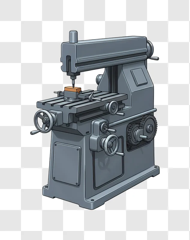 industrial milling machine precision metalworking tool edited