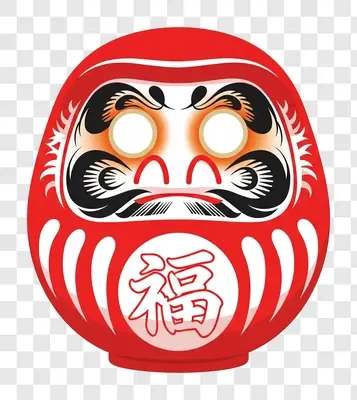 japanese daruma doll red traditional symbol of good luck